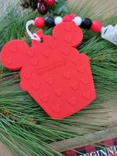Load image into Gallery viewer, Mickey&#39;s Cupcake Pacifier Clip with Teether, Silicone, Disney
